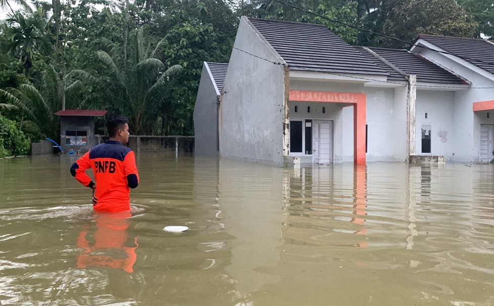 Banjir Rendam Puluhan Rumah Pangandaran