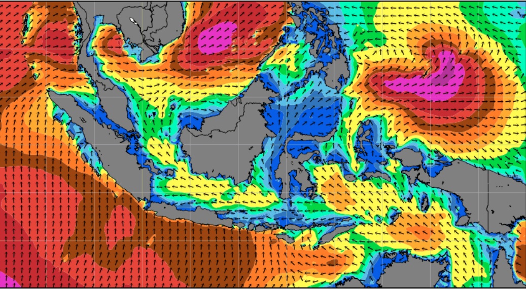 Gelombang Tinggi Hingga 6 Meter Berlanjut Sampai 18 Juli 