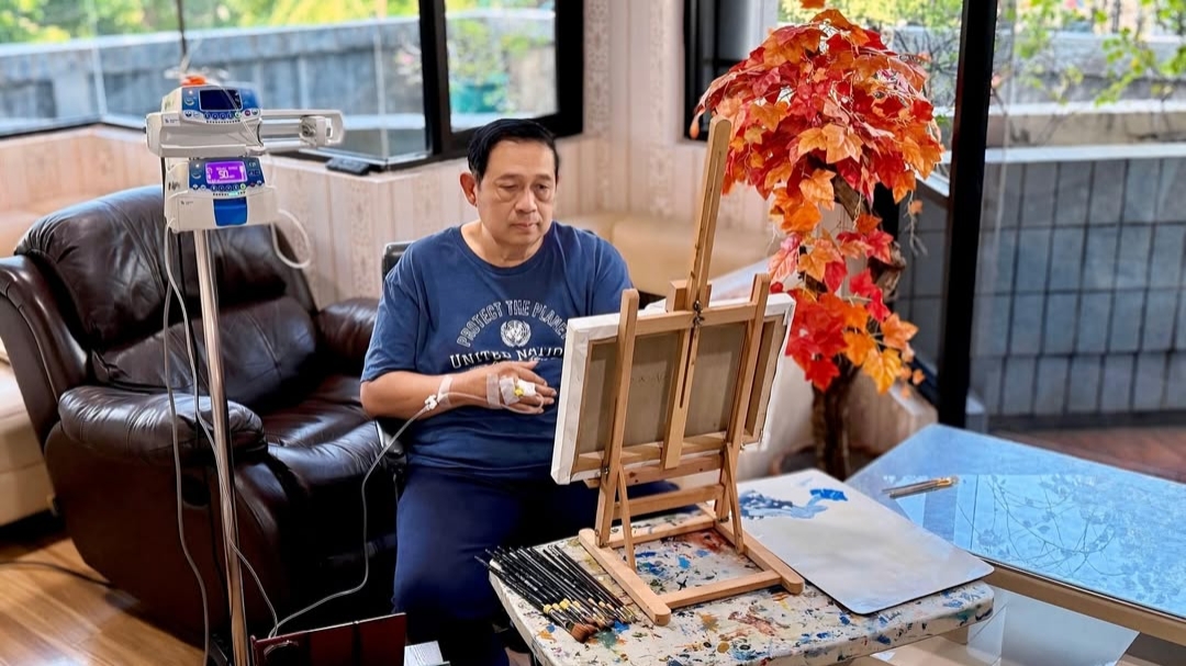 SBY Dirawat di RSPAD Gatot Subroto, Tetap Melukis Meski Tangan Diinfus