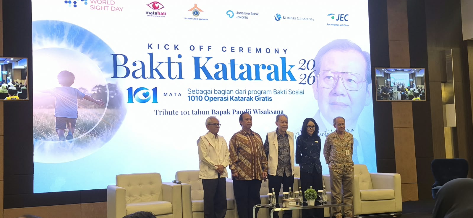 101 Pasien Dapat Operasi Katarak Gratis, Gerakan Matahati dan JEC Perluas Akses Kesehatan Mata