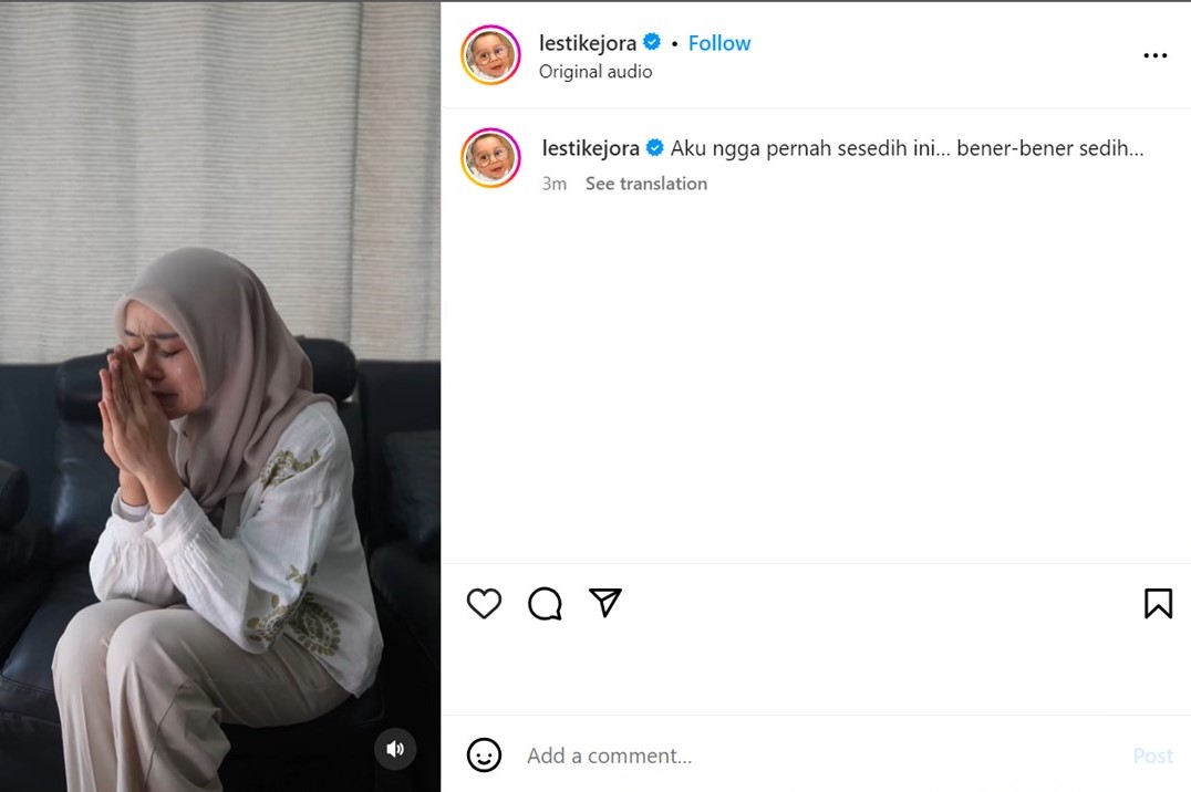 Lesti Kejora Sampai Nangis Sambut Sesi Perdana Shopee Live, Janjikan Diskon 50 Persen 