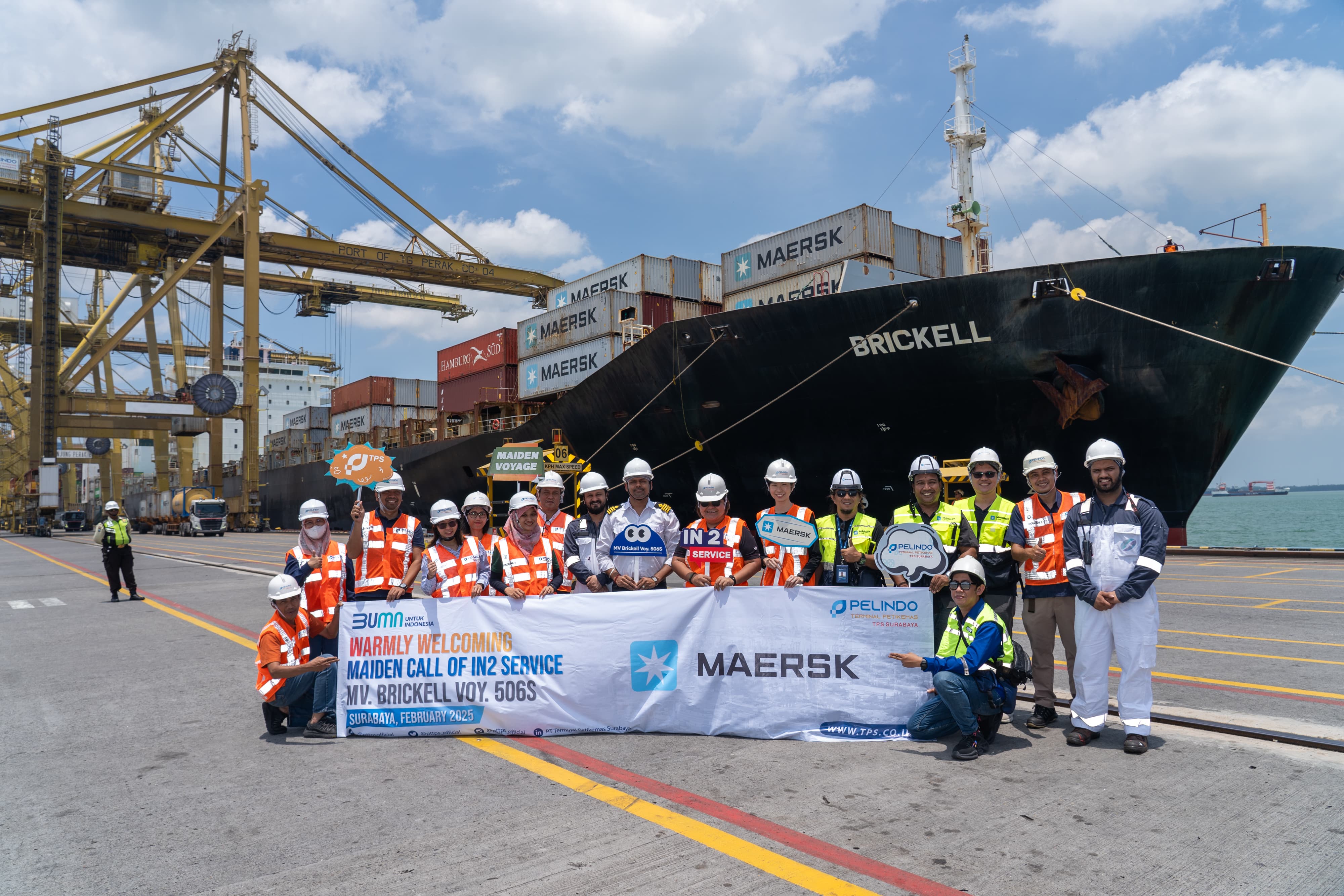 TPS Sambut Layanan Baru Maersk di Awal 2025 