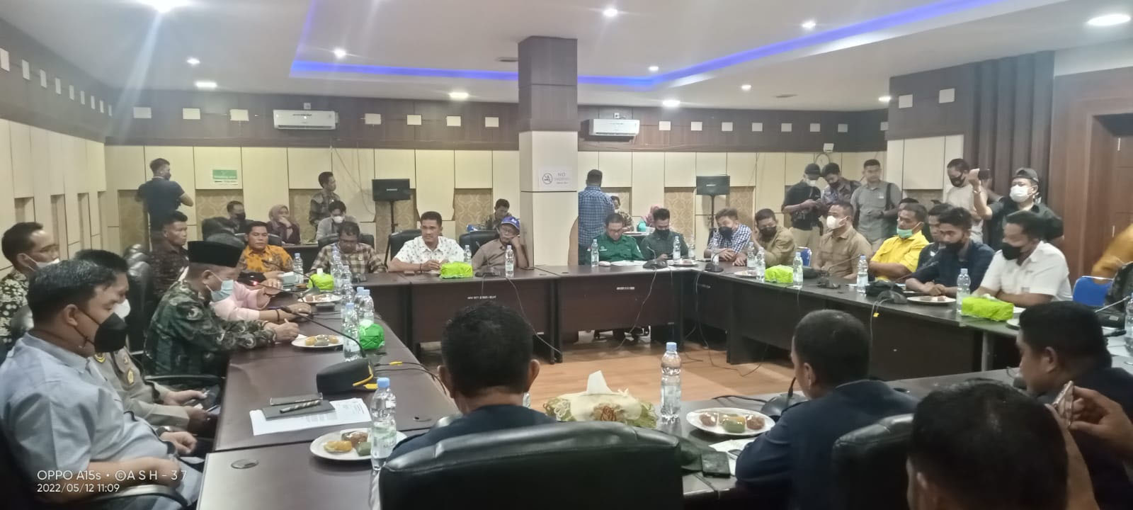 Bupati Merangin H Mashuri Audensi Penetapan Harga TBS