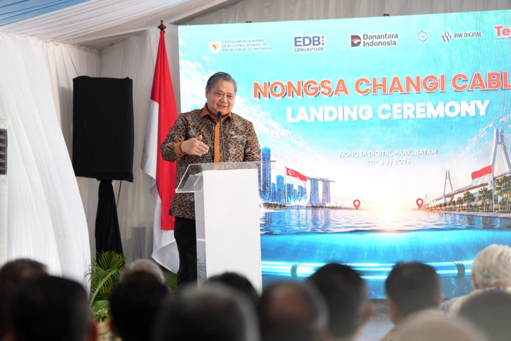 Indonesia dan Singapura Perkuat Kemitraan Digital Lewat Pendaratan Kabel Nongsa-Changi