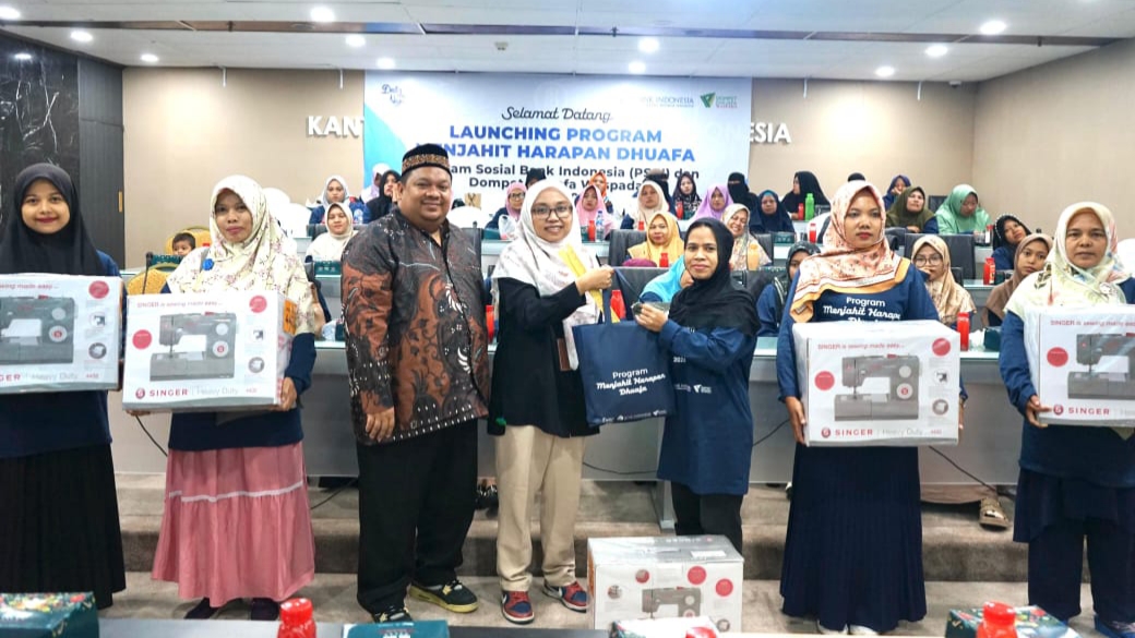 Bank Indonesia & Dompet Dhuafa Waspada Luncurkan Program Menjahit Untuk Warga Mebidang