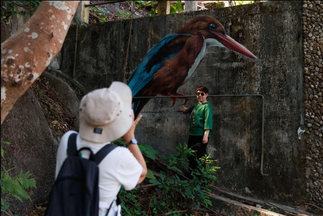 Mural Burung Migran Hidupkan Desa Wang Tong di Hong Kong