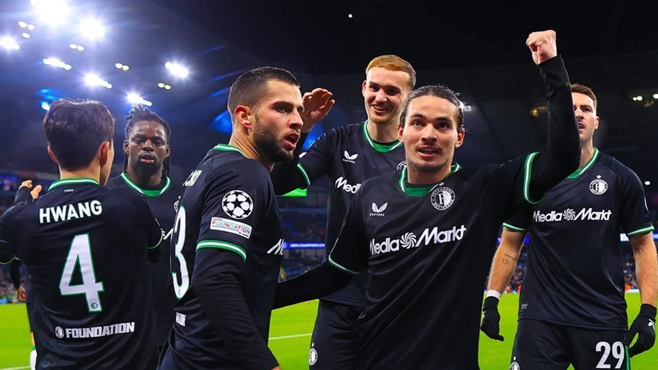 Hasil Liga Champions 2024/25: Feyenoord Buat Kesal Manchester City, Catatan Buruk Berlanjut