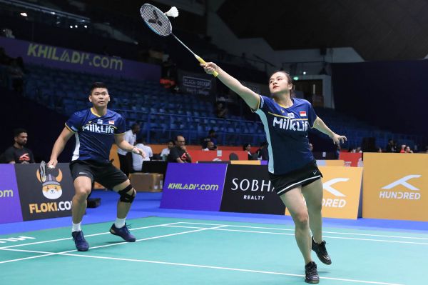 Kalahkan Pasangan Jepang, Praveen/Melati Melaju di Badminton Asia Championship 2023