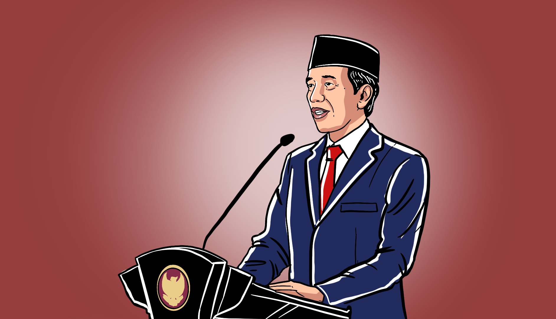 Pidato Kenegaraan, Jokowi Kaget Dirinya Dijuluki Pak Lurah