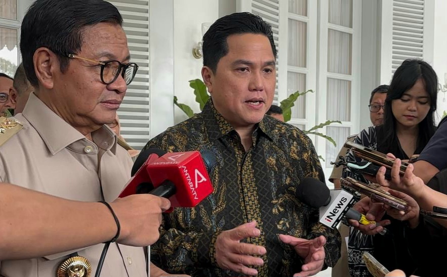 Jadwal Padat, Erick Thohir Izin ke Pramono Timnas Bisa Main di JIS