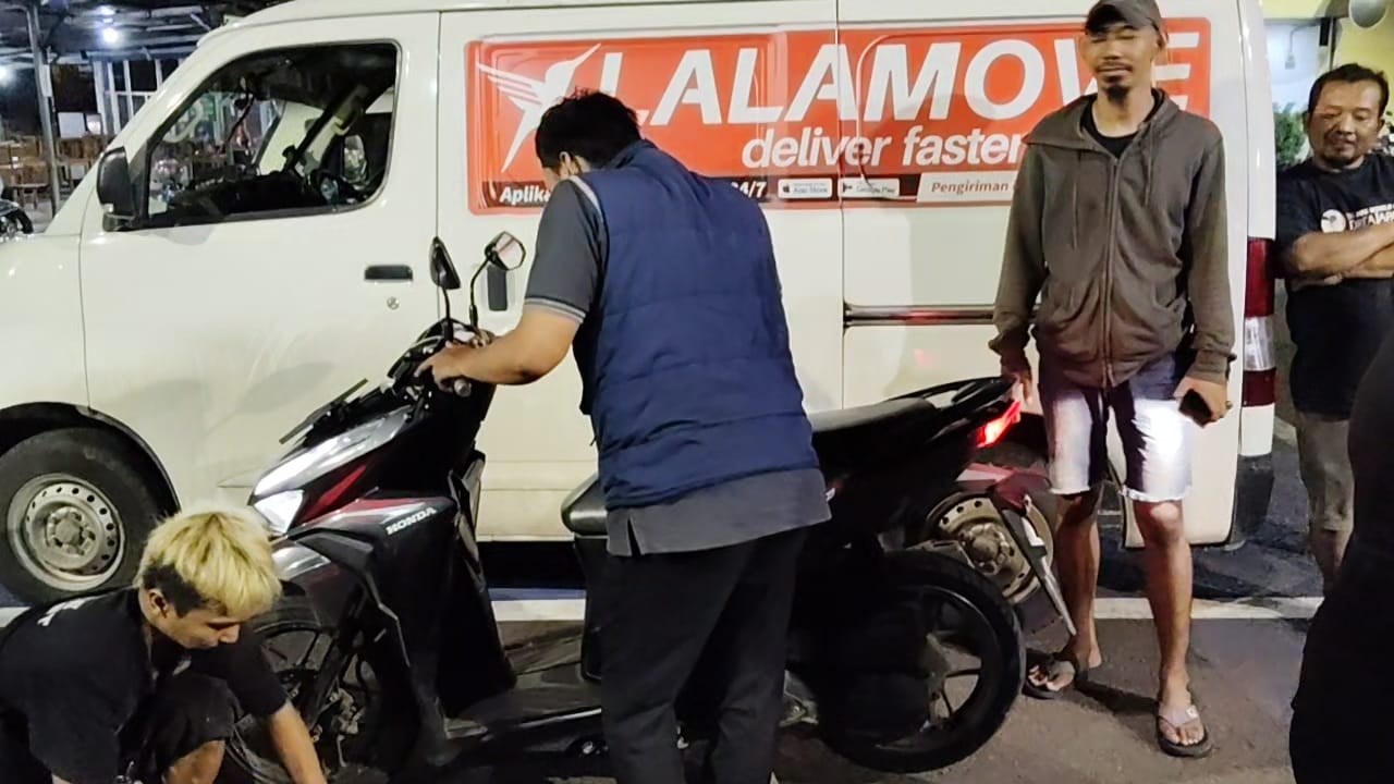 Salut! Polsek Jatiuwung Kembalikan Motor Warga Curug Tangerang yang Dimaling