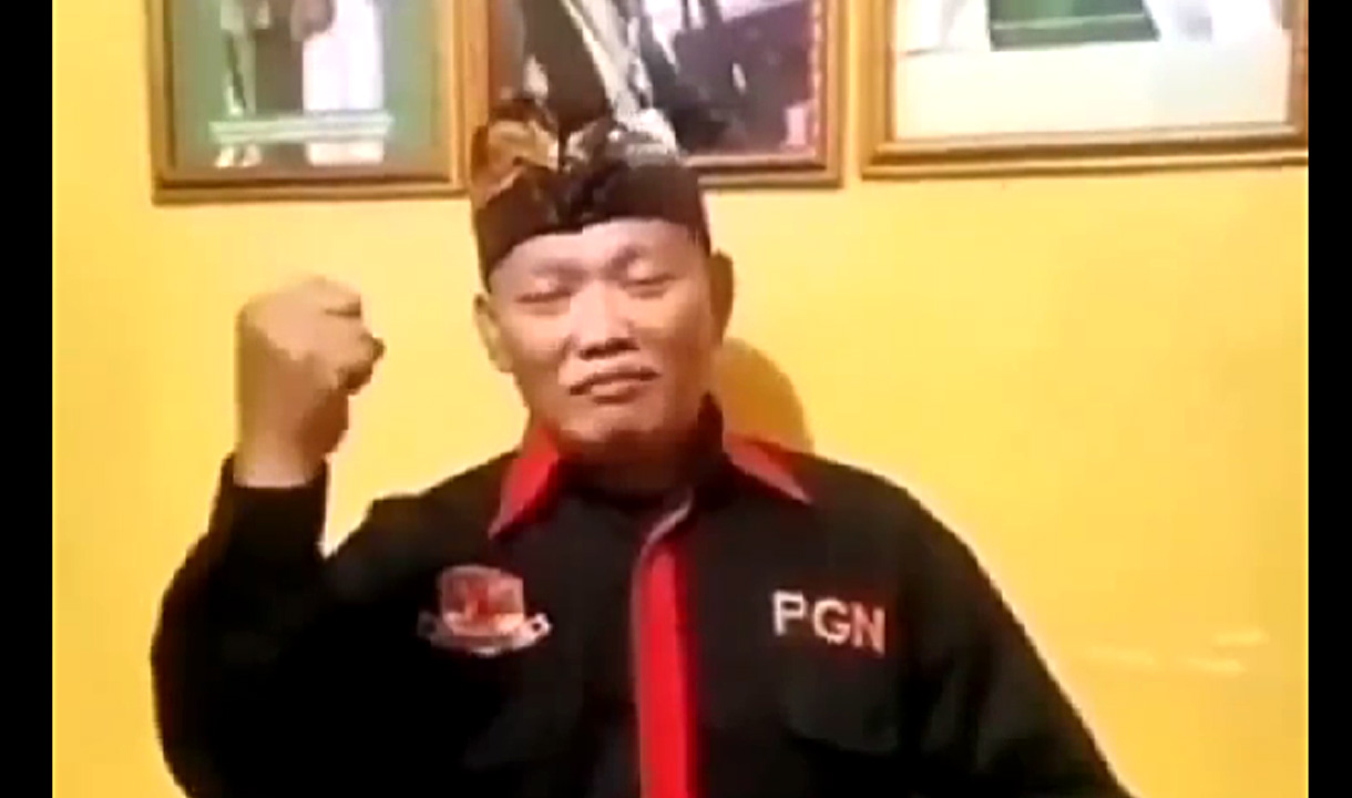 Pak Mono Penantang Habib Rizieq Kabur Didatangi Polsek Karanganyar