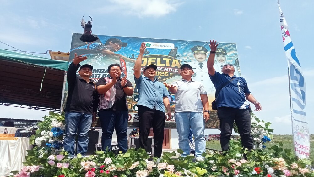 Lahan Bekas Terdampak Lapindo Disulap Jadi Arena Balap Merpati