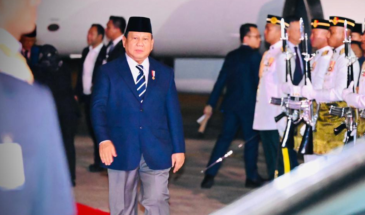 Presiden Prabowo Lanjut Kunker ke Kuala Lumpur Malaysia dari New Delhi India, Terima Penganugerahan D.K I Johor
