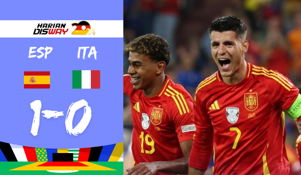 Spanyol vs Italia 1-0: La Roja Tekuk Juara Bertahan Euro Lewat Gol Bunuh Diri Calafiori