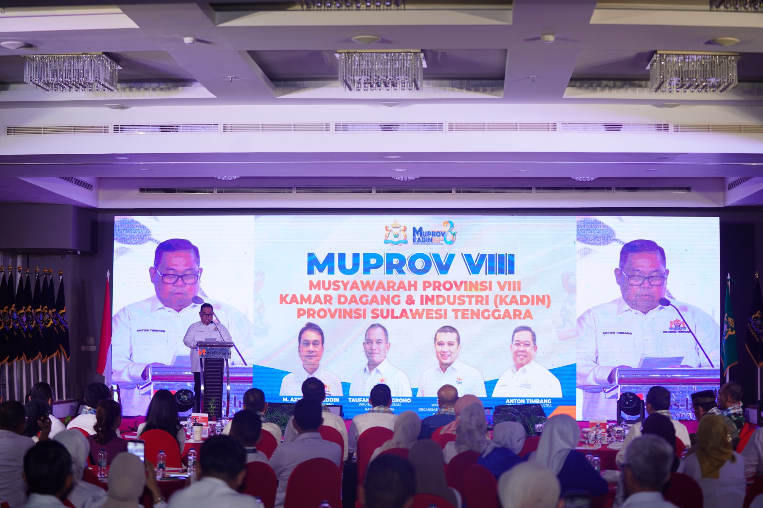 Musprov VIII Kadin Sultra, Anton Timbang Tegaskan Komitmen Hilirisasi Aspal Buton