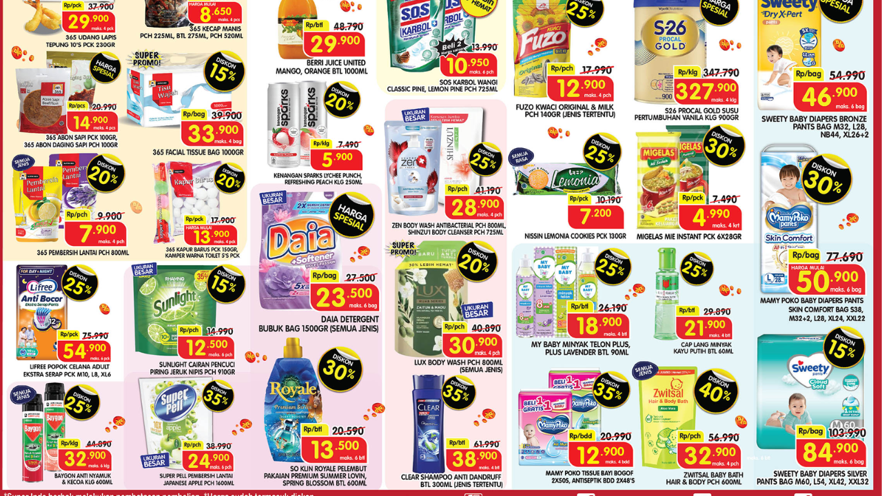 Promo Superindo Terbaru Hari ini 13 September 2025, Diskon Minyak Goreng Filma Cuma 34 Ribuan 