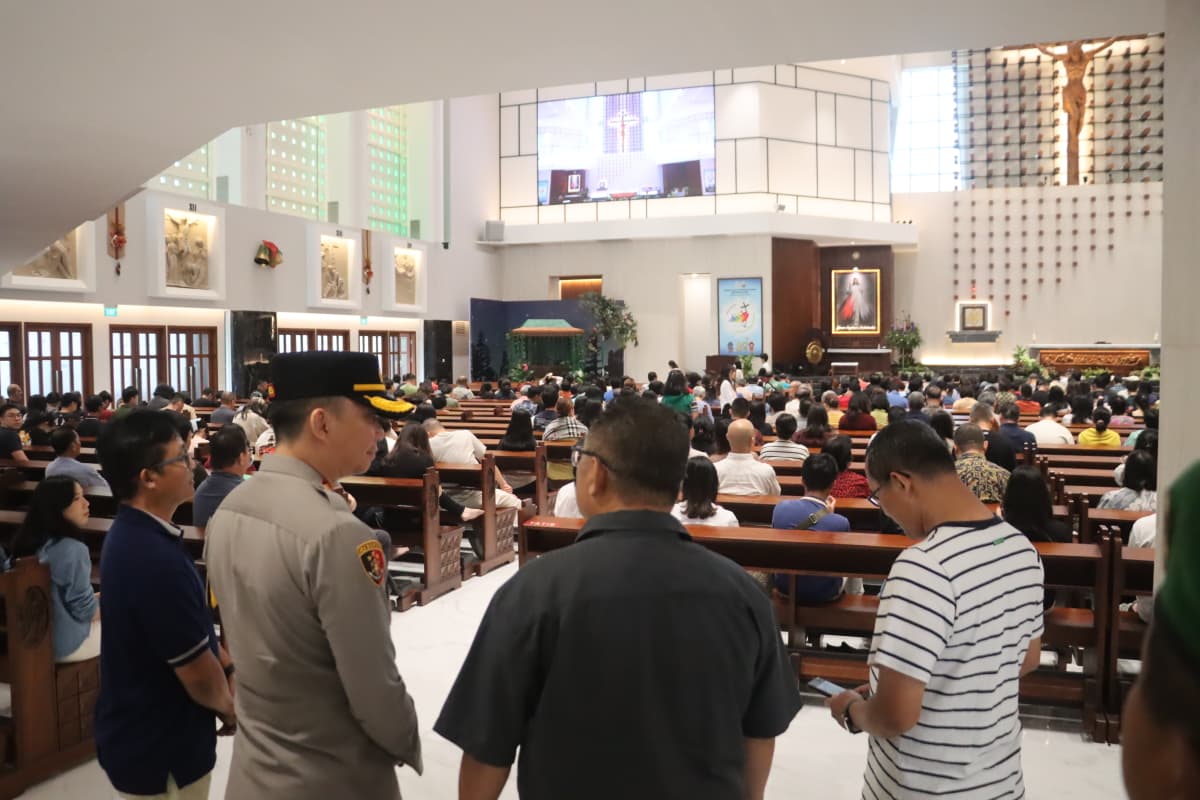 Operasi Lilin Jaya 2025, Polisi Pastikan Gereja Katolik St Perawan Maria Aman