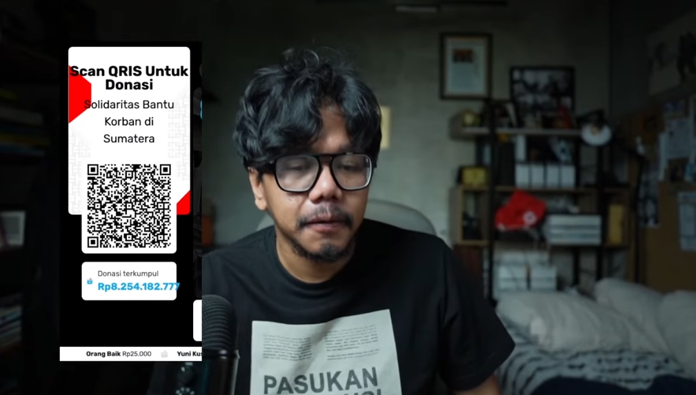 Ferry Irwandi Tak Kuasa Menangis, Telepon dari Tamiang dan Donasi untuk Sumatera Tembus Rp8,3 Miliar