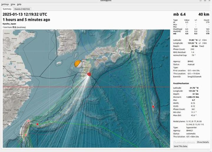 Gempa Miyazaki Jepang Tak Berpotensi Tsunami di Indonesia, Ini Penjelasan BMKG