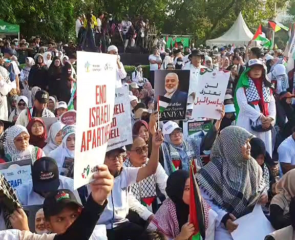 Aksi Bela Palestina Digelar di Kedubes AS Pagi Ini, 1.300 Lebih Personel Kepolisian Dikerahkan