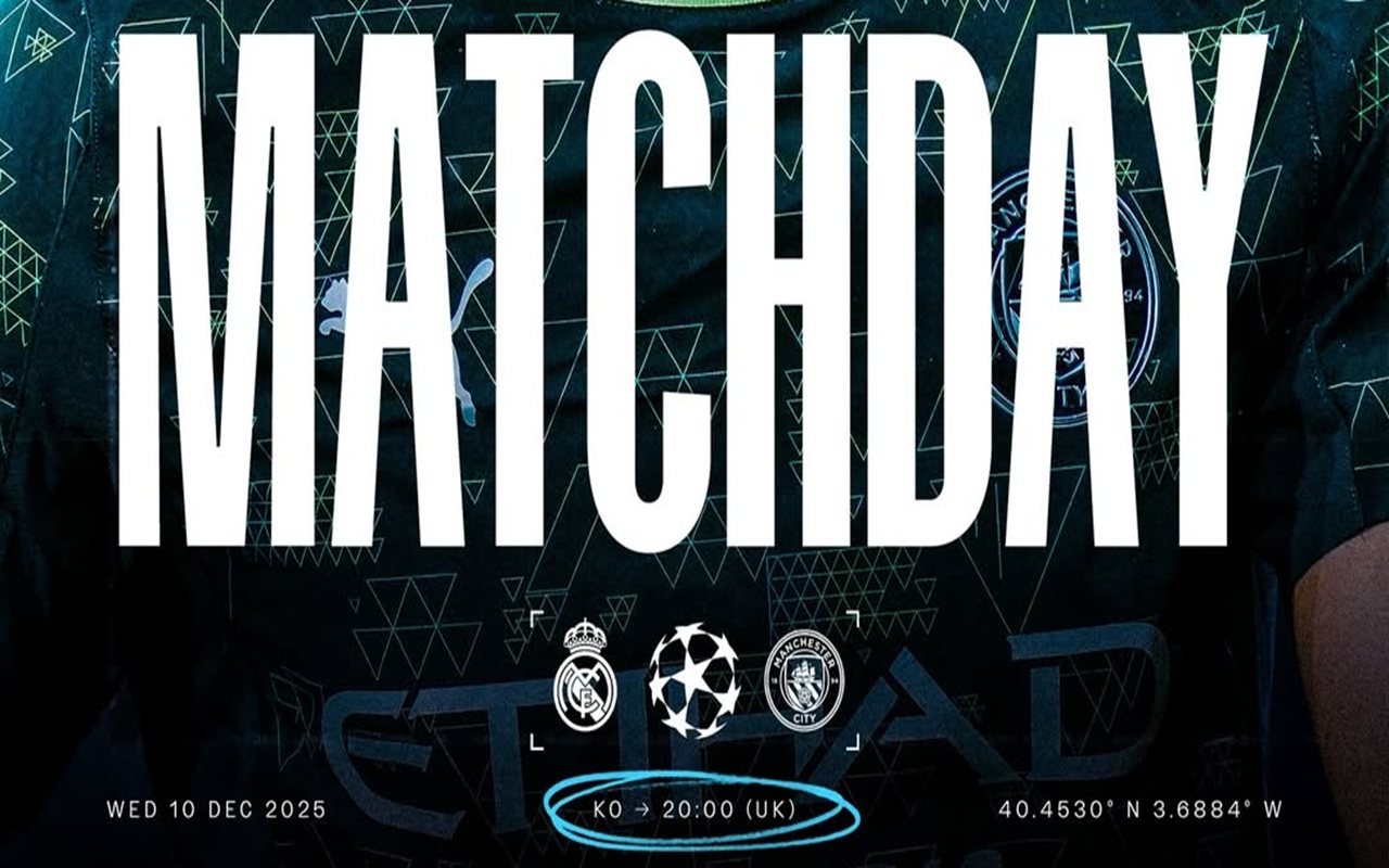 Link Live Streaming Real Madrid vs Manchester City di Liga Champions, KickOFF: 03.00 WIB
