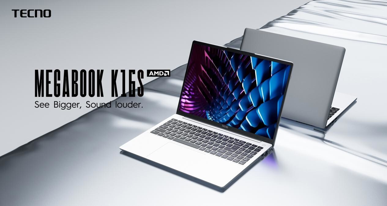 Spesifikasi Lengkap Tecno Megabook K16S, Laptop dengan Layar Lega Cuma 5 Jutaan