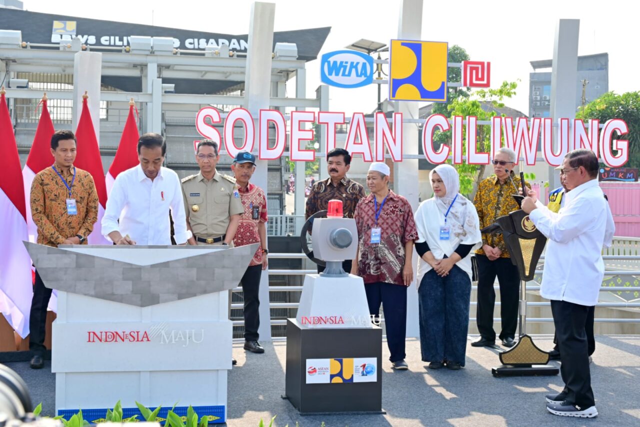 Presiden Resmikan Sodetan Banjir Kali Ciliwung, Selesaikan Problem Banjir di enam Kelurahan 