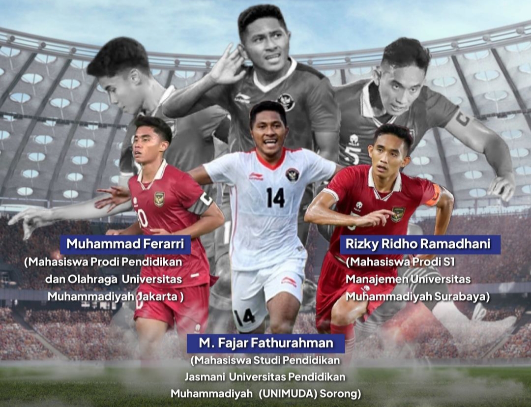 Keren, Tiga Pemain Timnas U23 Berstatus Mahasiswa Aktif di Perguruan Tinggi Muhammadiyah
