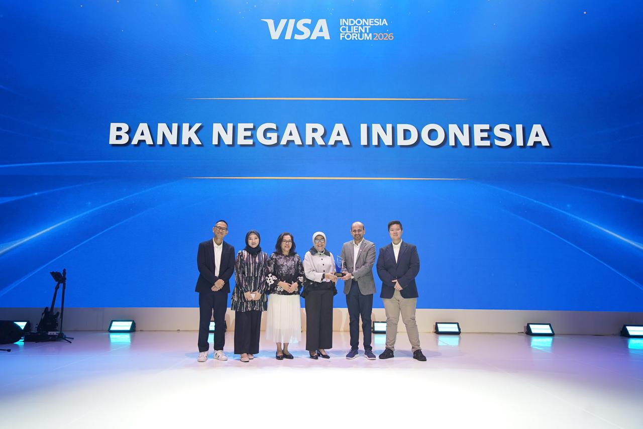 Prestasi Gemilang! BNI Sabet 4 Award di Visa Indonesia Client Forum 2026 Awards