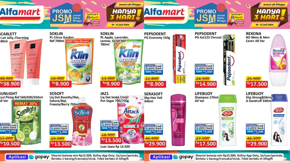 Katalog Promo Alfamart Hari Ini 21 Juli 2024, Sabun Cuci Piring Mulai Rp10 Ribuan