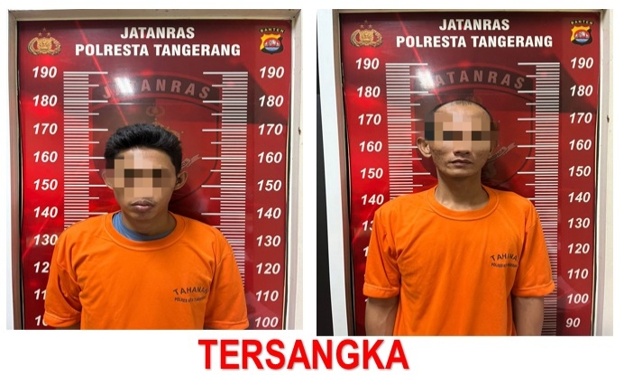 Polresta Tangerang Bekuk Dua Komplotan Curanmor di Sukadiri