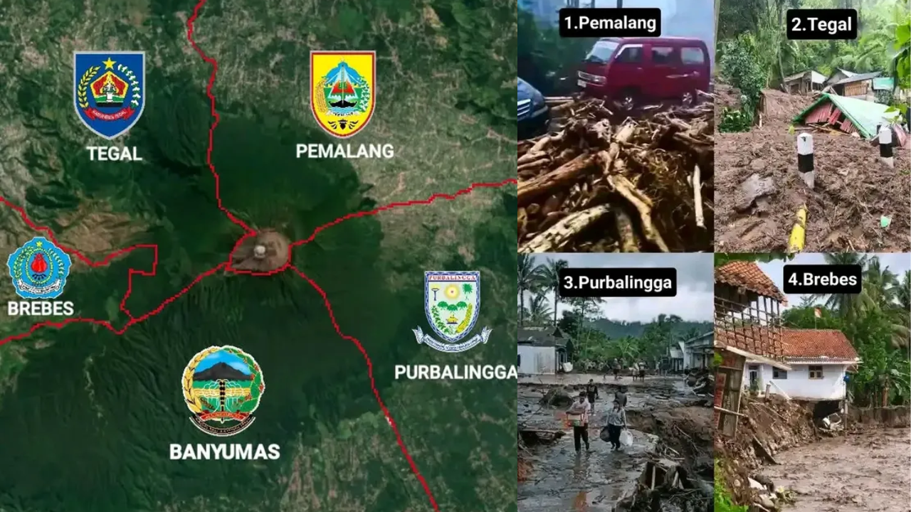 4 Kabupaten Diterjang Banjir Bandang Gunung Slamet, BNPB Ungkap Faktor Pemicunya