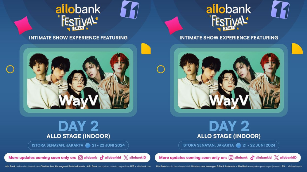 WayZenNi Bersiap! WayV Bakal Meriahkan Allo Bank Festival 2024, Catat Tanggalnya