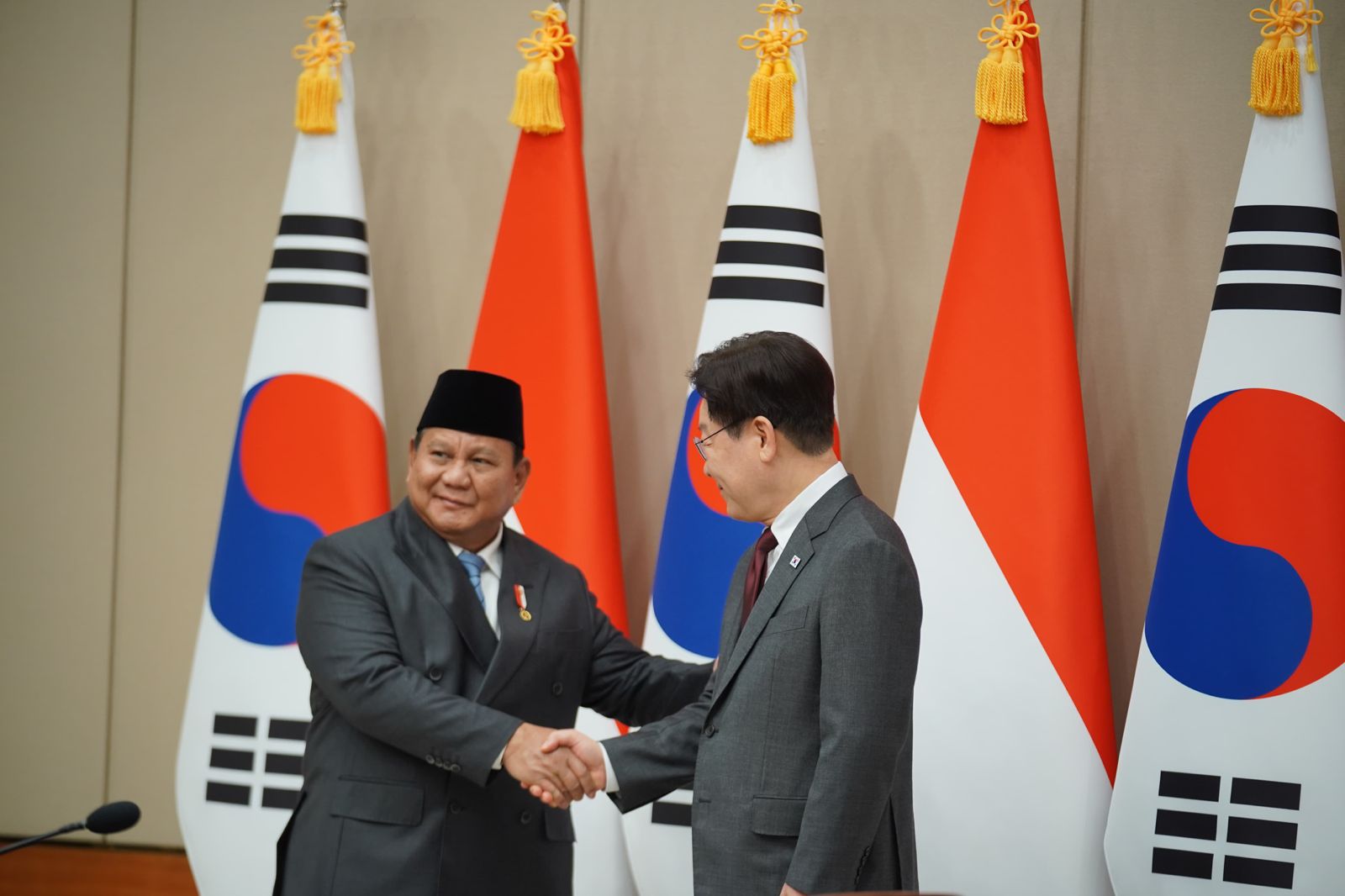 Prabowo–Presiden Korsel Sepakat Naik Kelas! Kerja Sama Ekonomi, Pertahanan hingga AI Digenjot