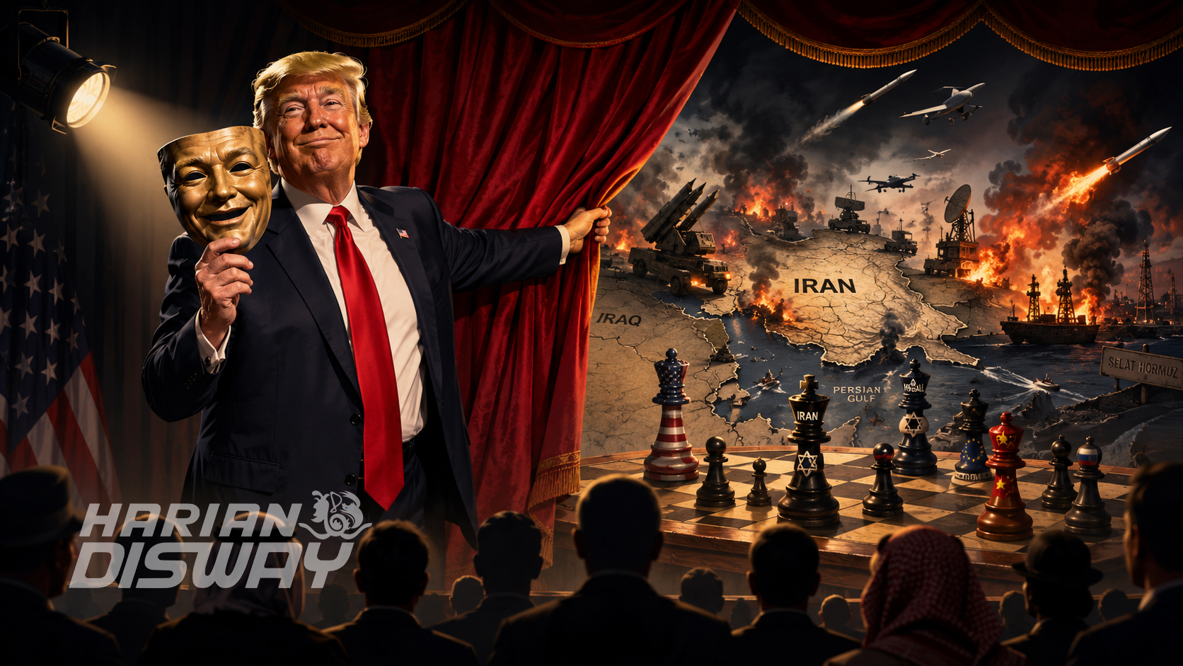 Akting Donald Trump yang Menggigit 