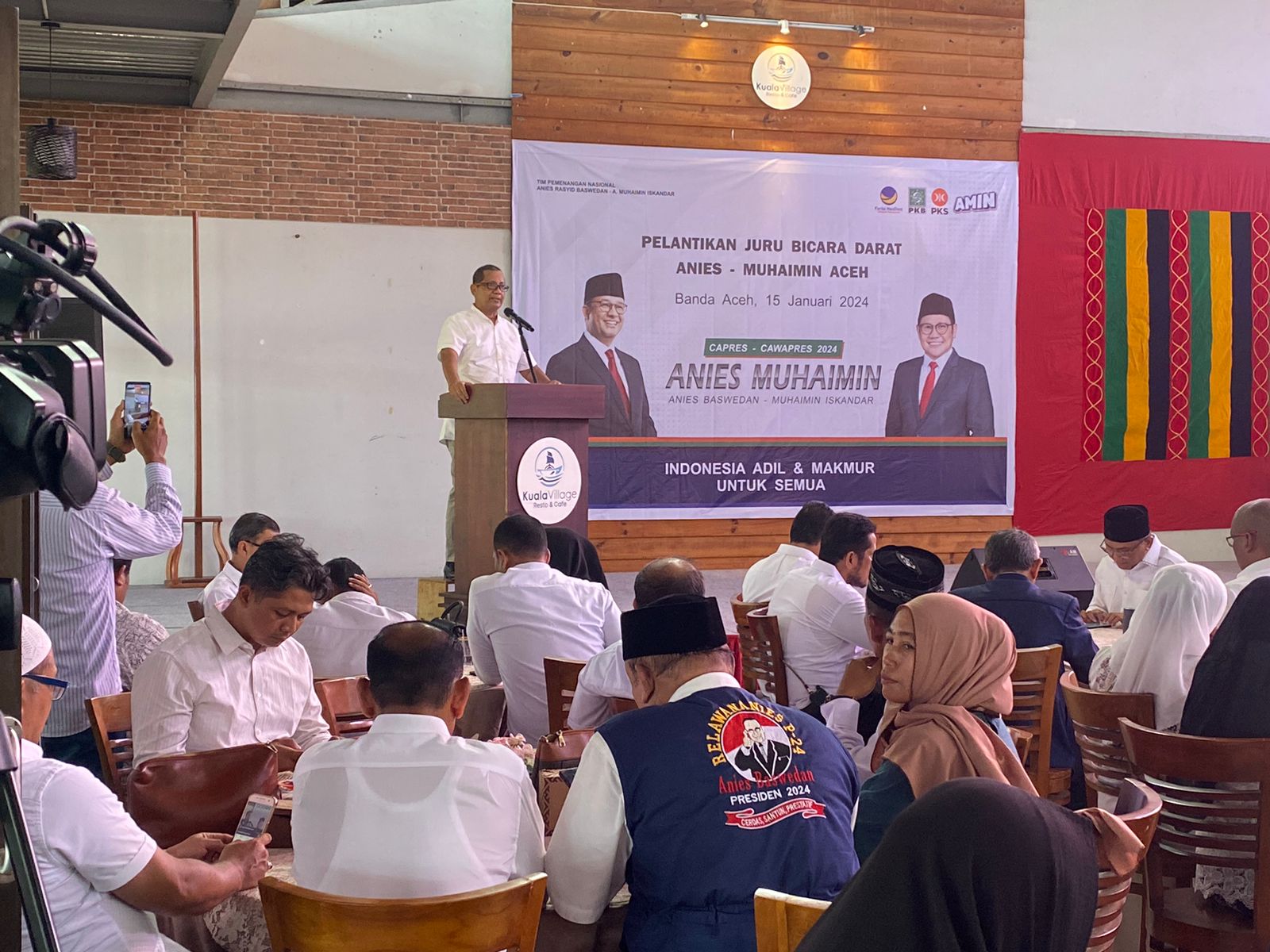  159 Jubir Darat  AMIN Provinsi Aceh Dilantik, Perkuat Kesadaran Politik Perubahan Rakyat Aceh