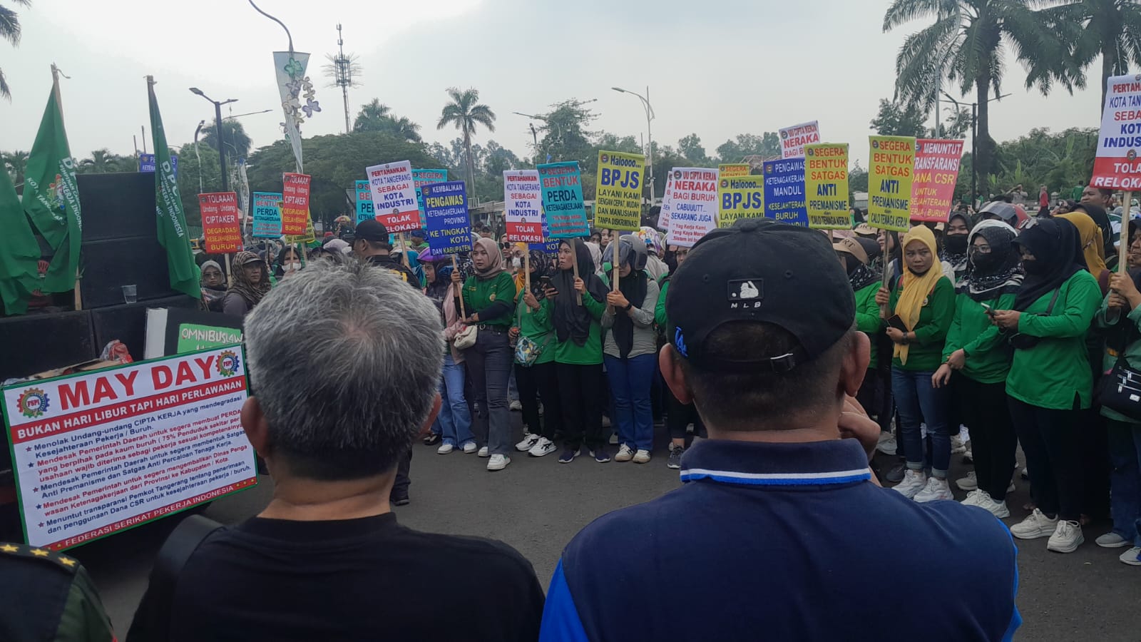 May Day 2025! Tak Mau Buruh Jadi Penonton, FSPI Desak Perusahaan Serap Warga Lokal Tangerang