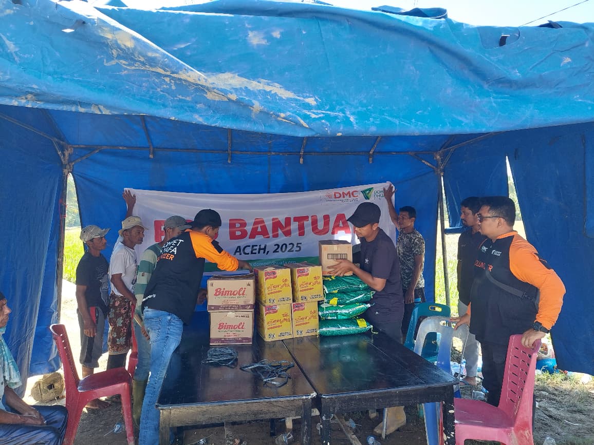 Respons Cepat! DMC Dompet Dhuafa Perkuat Distribusi Bantuan untuk Korban Banjir Bireuen