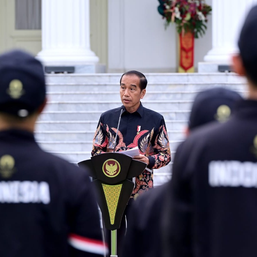 Pesan Jokowi Kepada Para Atlet Kontingen Indonesia di Olimpiade Ke-33 Paris: Tetap Optimis