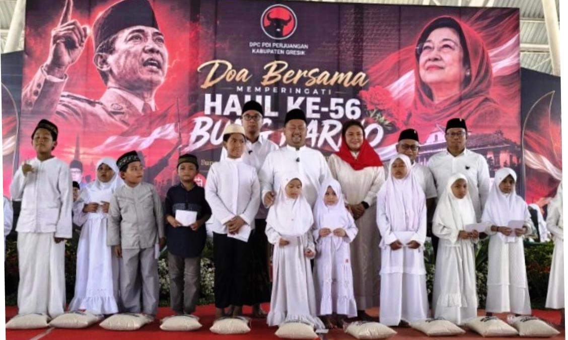 Haul Bung Karno, DPC PDIP Kabupaten Gresik Tekankan Pentingnya Warisan Pemikiran Sang Proklamator