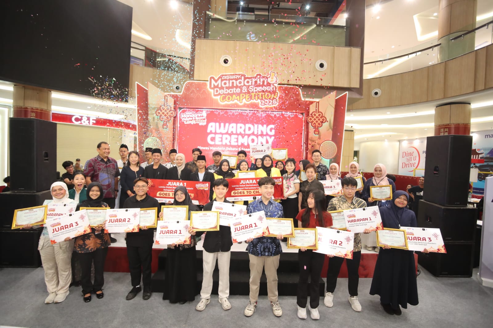 Disway Mandarin Debate and Speech Competition 2026: Peserta Lebih Bersemangat, Muncul Juara Baru