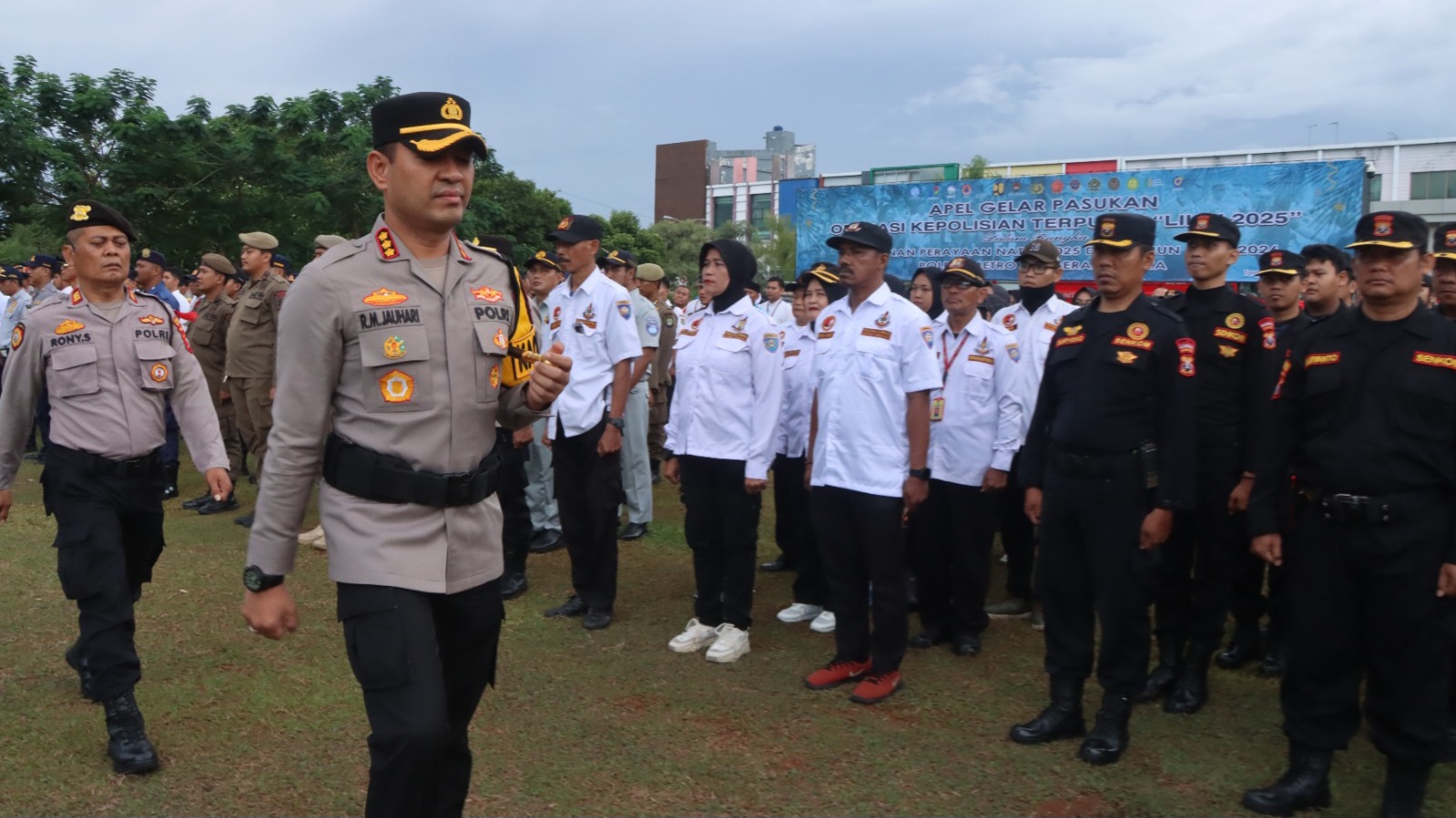 Polres Metro Tangerang Kota Kerahkan 419 Personel Gabungan Amankan Nataru 2025/2026