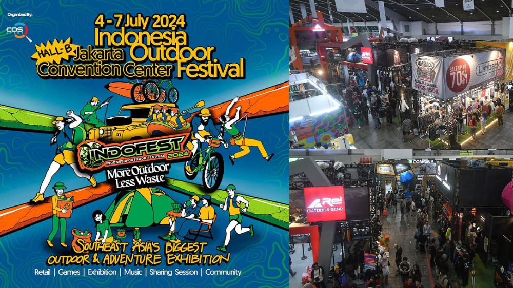 Cek Harga Tiket Indofest 2024 di JCC Senayan 4-7 Juli, Pameran Perlengkapan Outdoor Terbesar di Asia Tenggara!