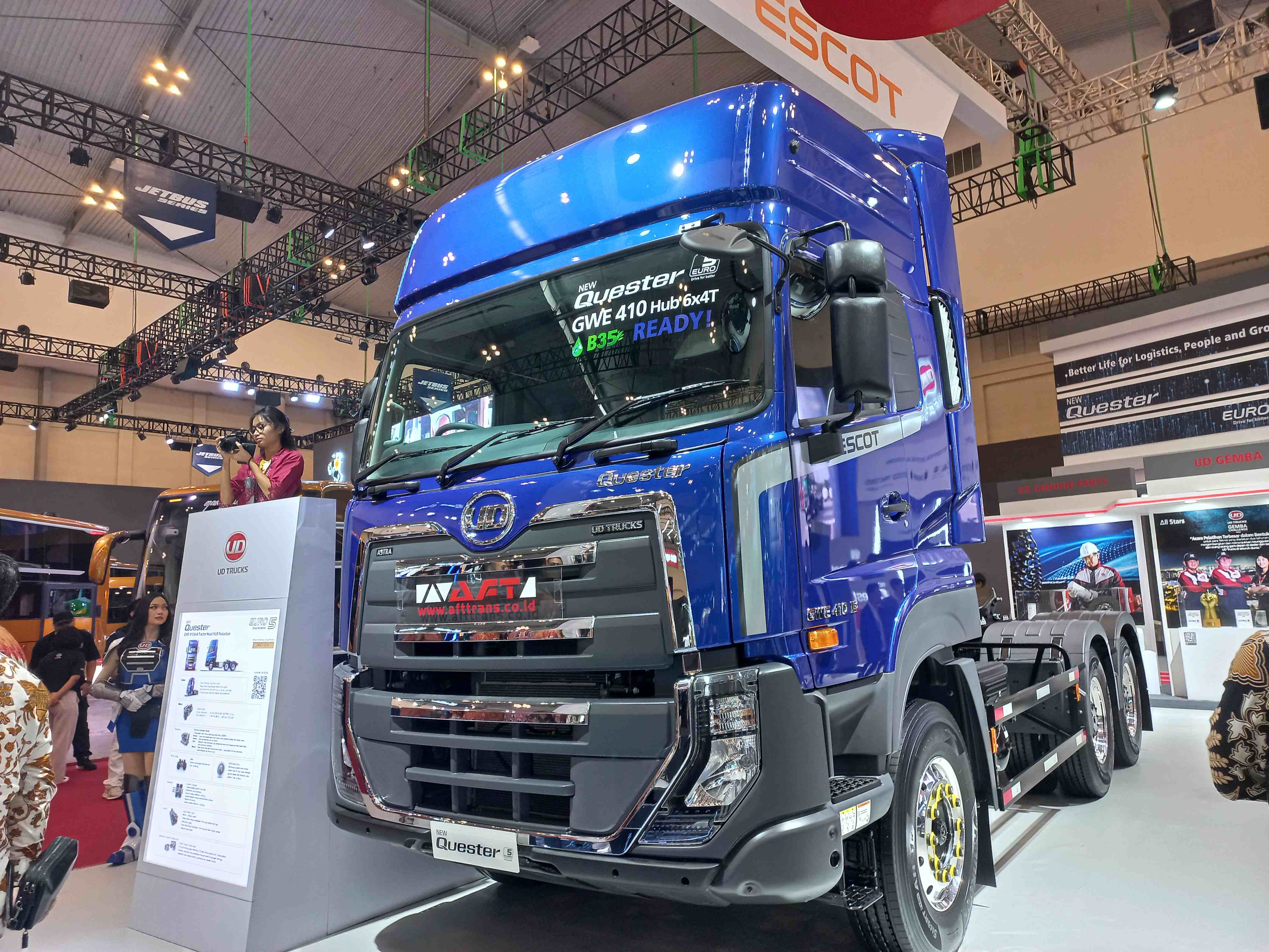 UD Trucks Luncurkan Quester Revolusioner dengan ESCOT di GIIAS 2024