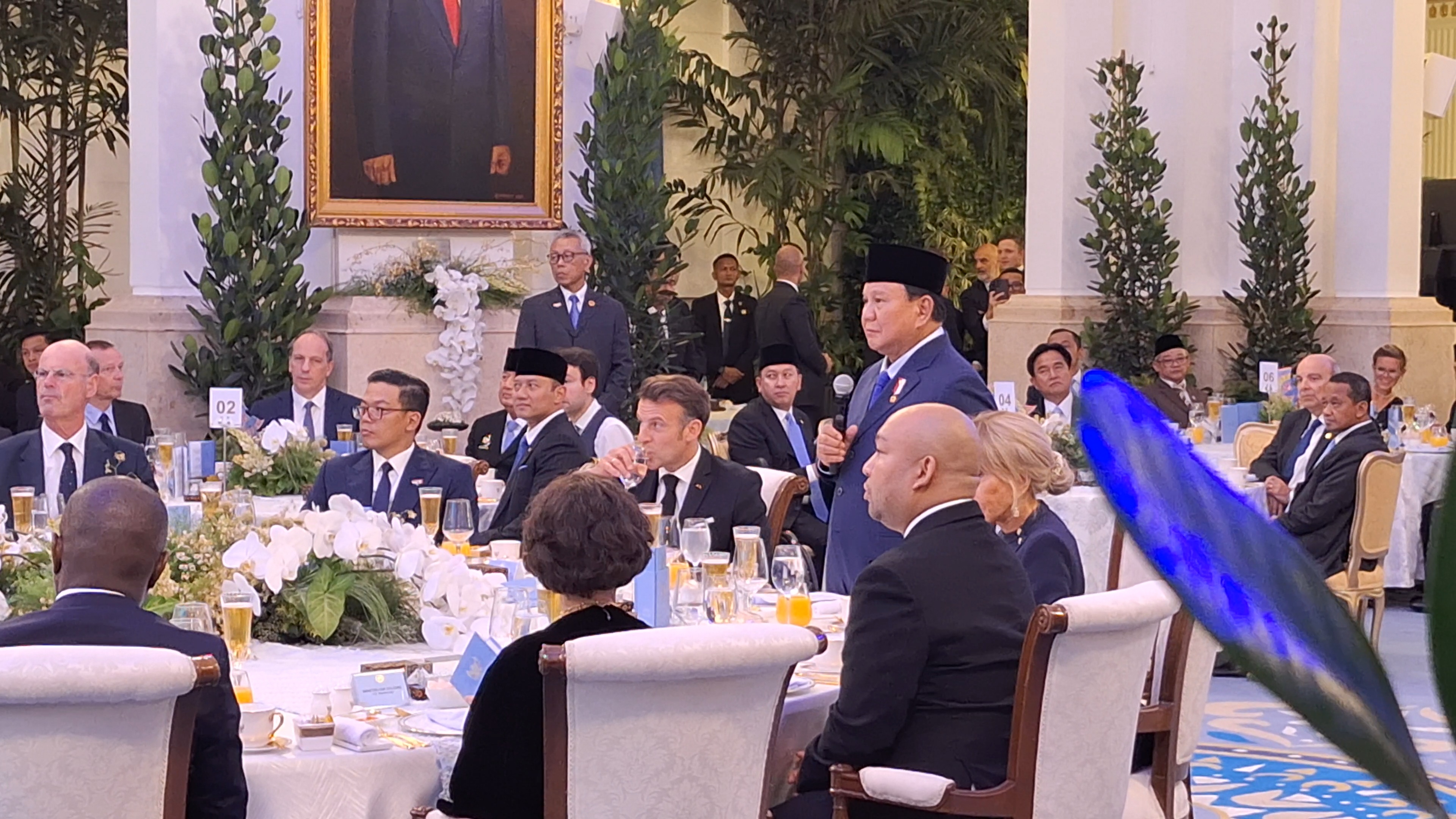 Hangatnya Gala Dinner Prabowo dan Macron, Indonesia Diundang ke Hari Bastille