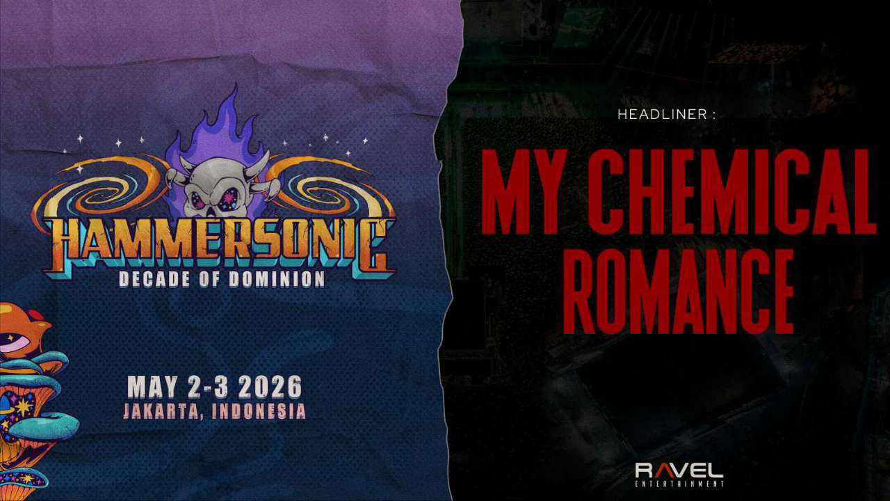 Link dan Cara Beli Tiket Konser My Chemical Romance di Hammersonic 2026 Jakarta Hari Ini, Buka Pukul 13.00 WIB!