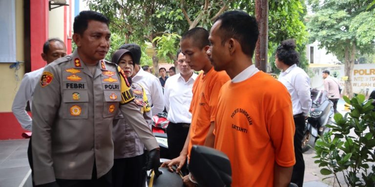 Polres Bangkalan Gulung 2 Tersangka Kasus Curanmor