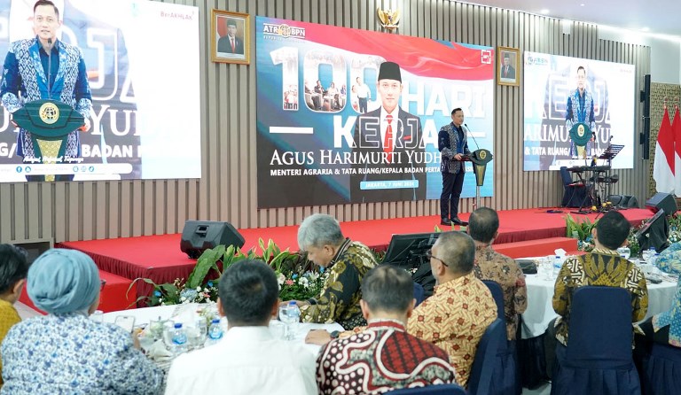 100 Hari Jadi Menteri, AHY Andalkan Sertifikasi Tanah Elektronik