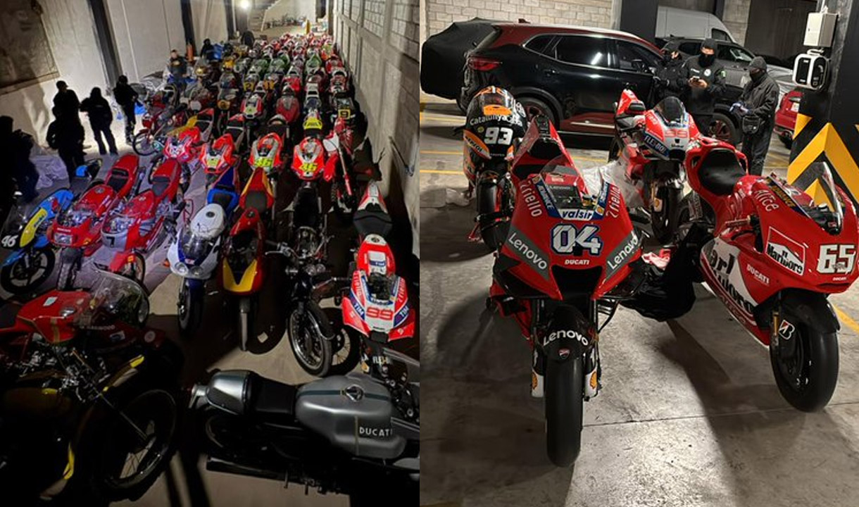 Motor Valentino Rossi hingga Marc Marquez Disita Polisi Meksiko